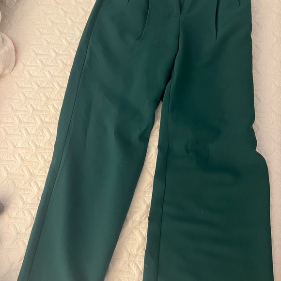 Abercrombie Sloan tailored  Green Trousers - Picture 2 of 5